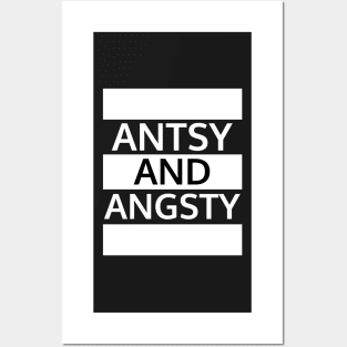 Antsy and Angsty Posters and Art